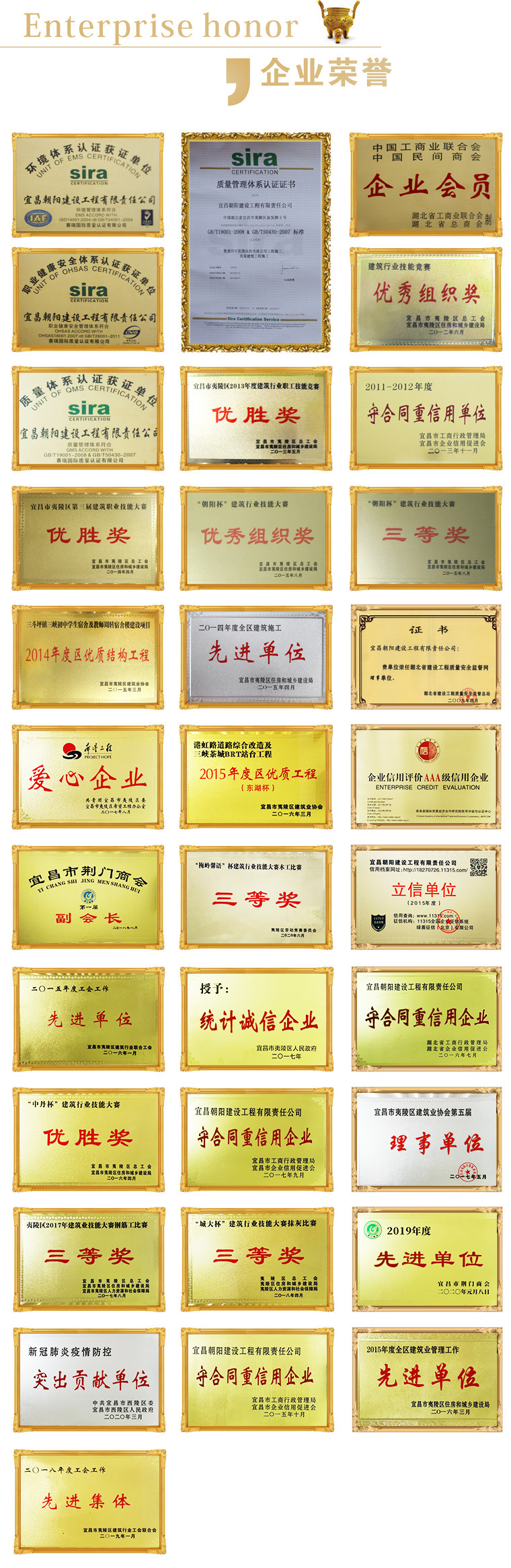 榮譽(yù)資質(zhì)
